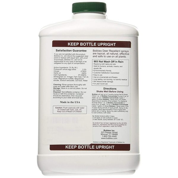 Bobbex Deer Repellent -Concentrated 32Oz